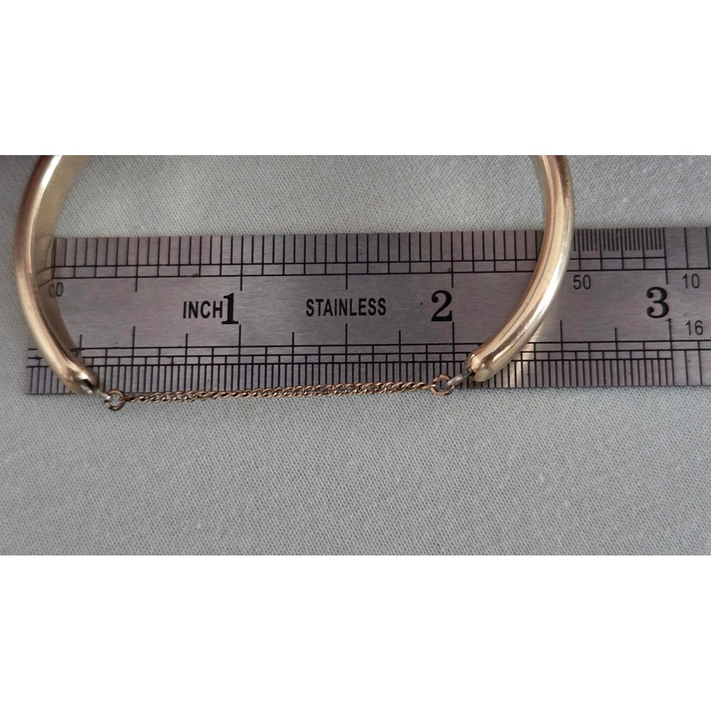 Benrus Embraceable Vintage Bangle Watch 10K RGP Gold Filled w Box 739301 - Picture 11 of 11
